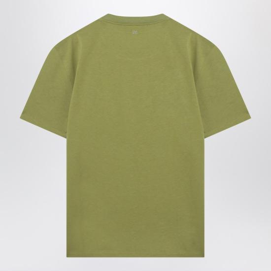 26SS 아미 스몰 하트 로고 코튼 크롭 티셔츠 FTS347724 Green - AMI