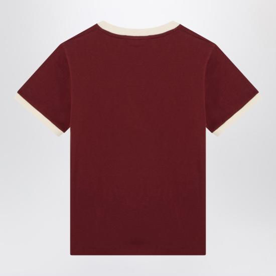 26SS 미우미우 반팔 티셔츠 MJNA17OOO1841 Red - MIU MIU