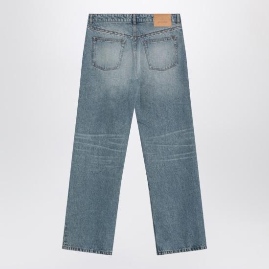26SS 아미 데님 코튼 라지 핏 진 HTR450DE0046 Blue - AMI