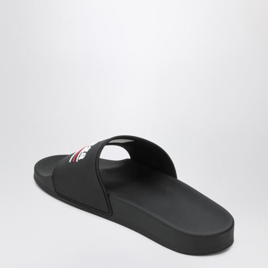 26SS 발렌시아가 풀 슬라이드 샌들 776818W1S80 Black - BALENCIAGA