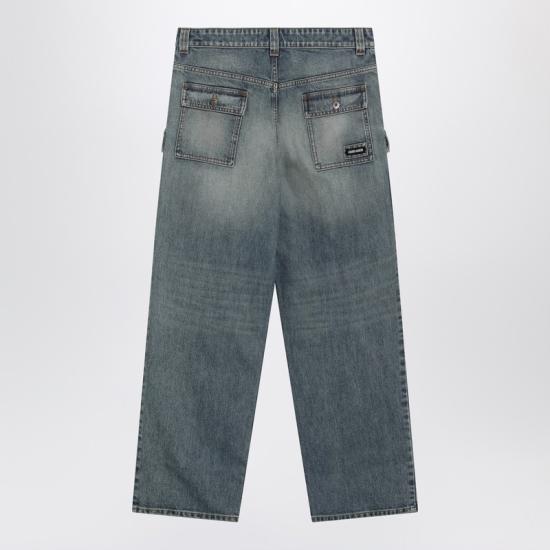 26SS 미우미우 스트레이트 팬츠 GWP603OOO183C Light blue - MIU MIU