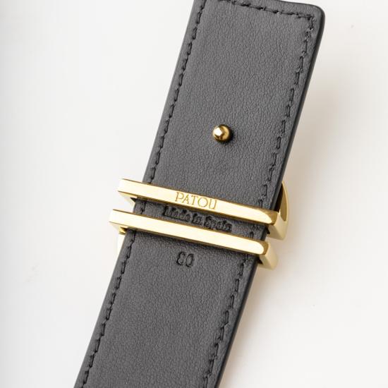 25SS 파투 레귤러 벨트 BE0015008 999B BLACK Black - PATOU