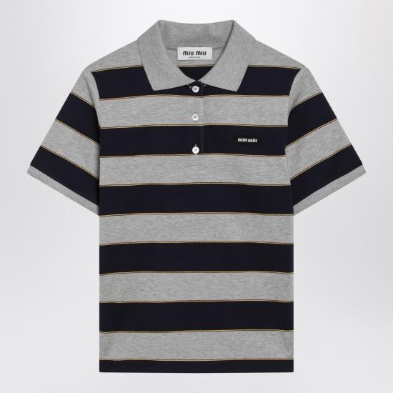 26SS 미우미우 폴로 티셔츠 MJN536OOO14RT Blue