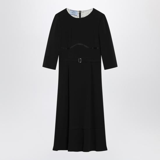 26SS 프라다 미디 원피스 P3R31ROOO19EE Black
