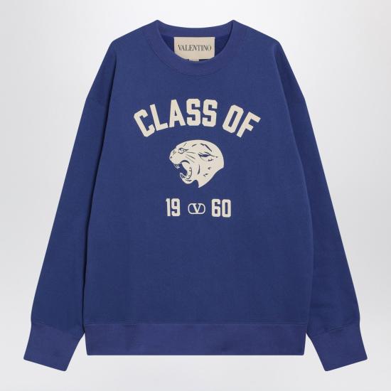 26SS 발렌티노 가라바니 긴팔 티셔츠 8V3MF29NBAU Blue
