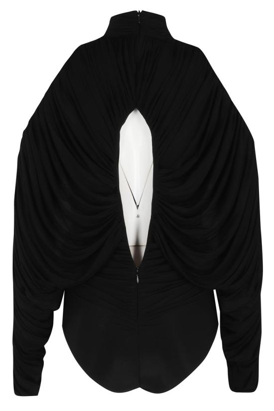 25FW 프란체스코 무라노 바디수트 티셔츠 235 BIS T07 097 Black - FRANCESCO MURANO