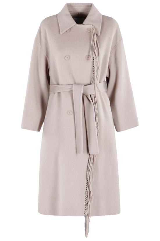 25FW Isabelle Blanche 코트 IS25FW J012T013 097 Grey