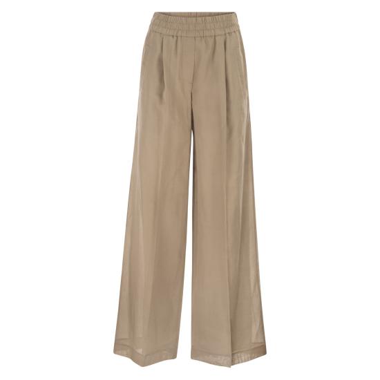 26SS 브루넬로 쿠치넬리 스트레이트 팬츠 M0F91P8742 BEIGE