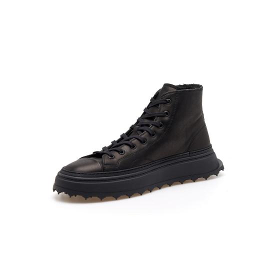 25FW 비포지티브 스니커즈 CUPRACE05LEA Black - BE POSITIVE