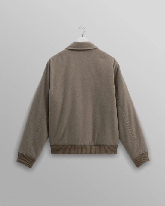  왁스 런던 자켓 AW24 JKT KNO BKN NAT NATURAL Grey - WAX LONDON