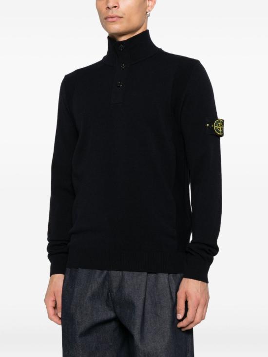 25FW 스톤 아일랜드 스웨터 5100002S00A1 V0020 Blue - STONE ISLAND