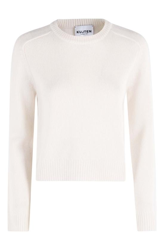 25FW 쿠즈텡 니트웨어 F3906 097 White