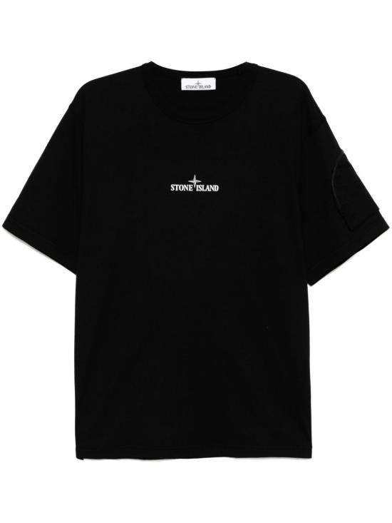 26SS 스톤 아일랜드 반팔 티셔츠 L1S15 2100004 S0115 V0029 Black