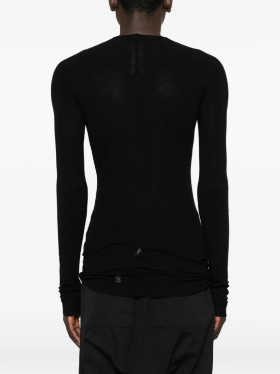 26SS 릭 오웬스 긴팔 티셔츠 RU01F2250 RC 09 Black - RICK OWENS