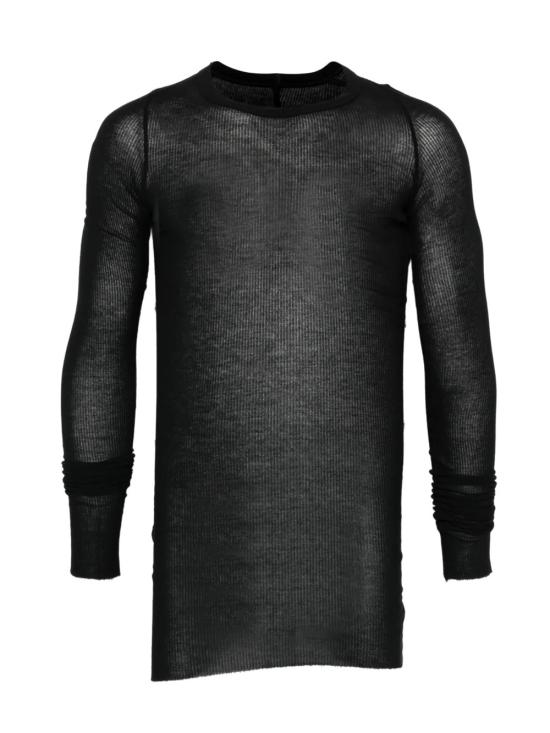 26SS 릭 오웬스 긴팔 티셔츠 RU01F2250 RC 09 Black
