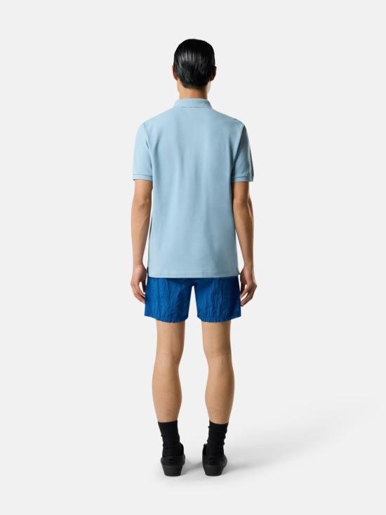 26SS 스톤 아일랜드 포켓 나일론 메탈 에코닐 에코닐 레귤러 핏 미드 렝스 스윔 쇼츠 L1S15 B100004 S0043 V0022 Bright blue - STONE ISLAND
