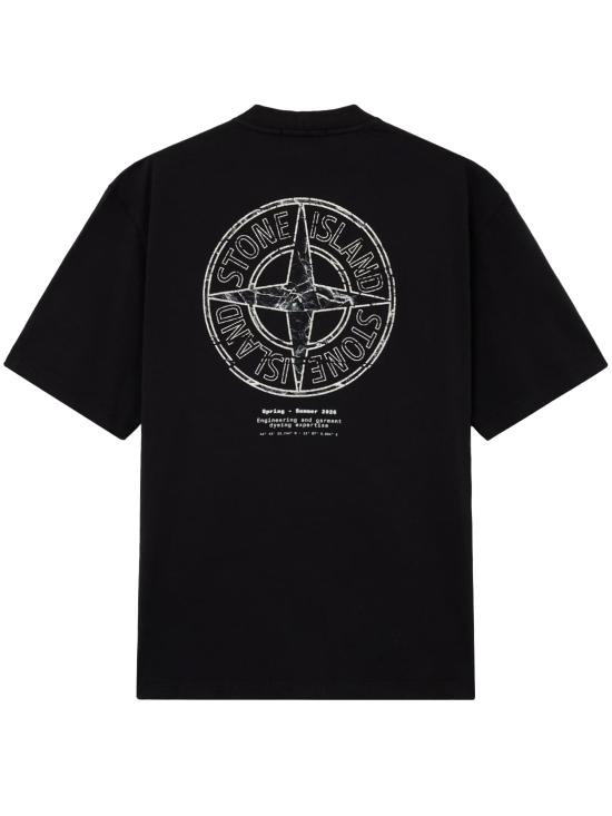 26SS 스톤 아일랜드 반팔 티셔츠 L1S15 2100001 S0285 V0029 Black - STONE ISLAND