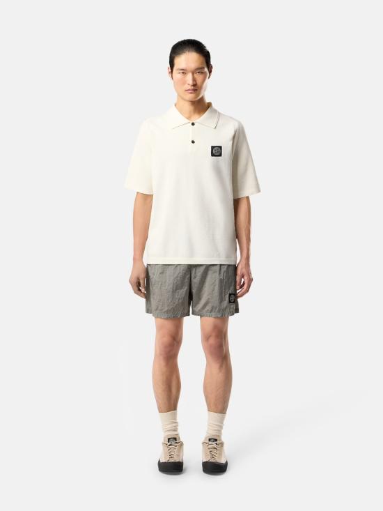26SS 스톤 아일랜드 포켓 나일론 메탈 에코닐 에코닐 레귤러 핏 미드 렝스 스윔 쇼츠 L1S15 B100004 S0043 V0061 Grey - STONE ISLAND