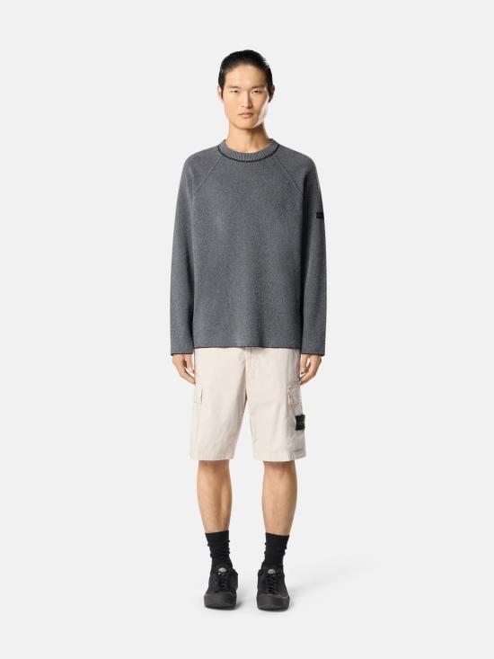 26SS 스톤 아일랜드 스트레치 코튼 텔라 파라슈트 카고 쇼츠 L1S15 L100020 S0003 V0061 Grey - STONE ISLAND