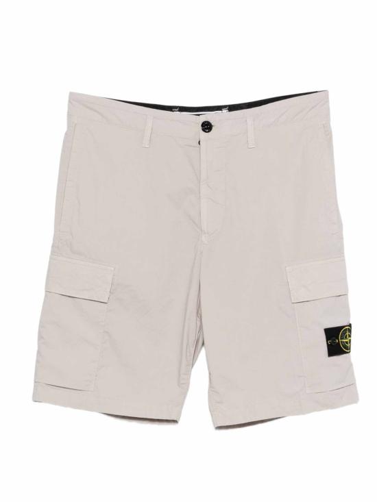 26SS 스톤 아일랜드 스트레치 코튼 텔라 파라슈트 카고 쇼츠 L1S15 L100020 S0003 V0061 Grey