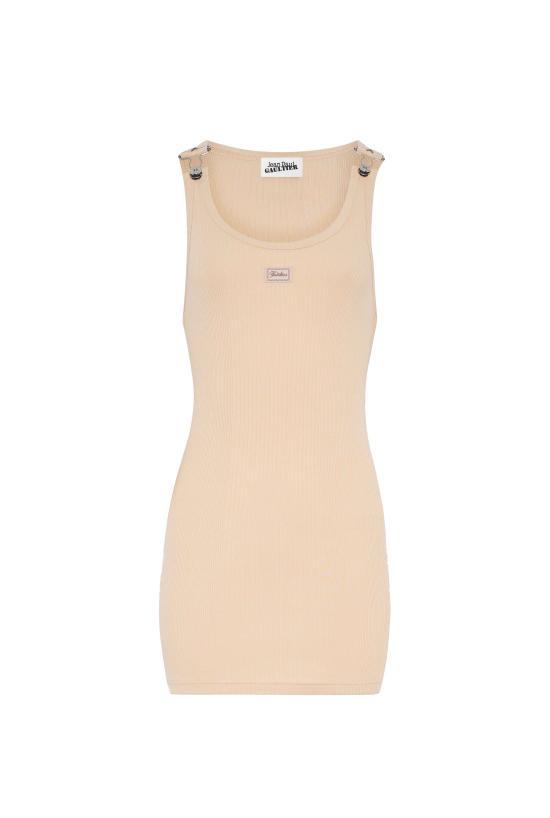 26SS 장 폴 고티에 미디 원피스 26 01 W DR121 J014 63 Nude