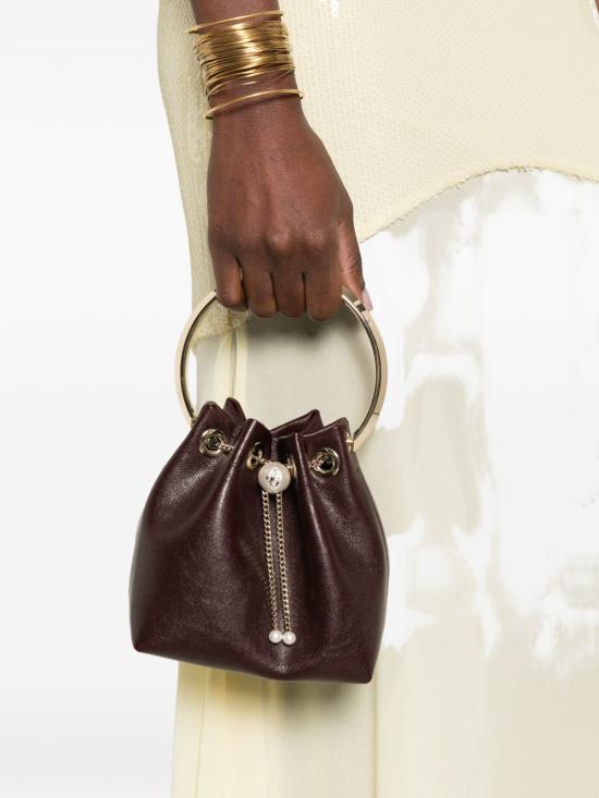 26SS 지미추 숄더백 BONBONTYT DMLG Brown - JIMMY CHOO