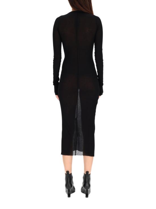 26SS 릭 오웬스 미디 원피스 RP01F6546RC09 BLACK - RICK OWENS
