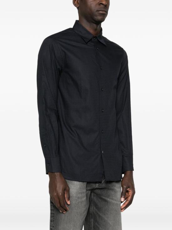 26SS 엠포리오 아르마니 긴팔 셔츠 EM001537AF18123FB319 BLUE - EMPORIO ARMANI