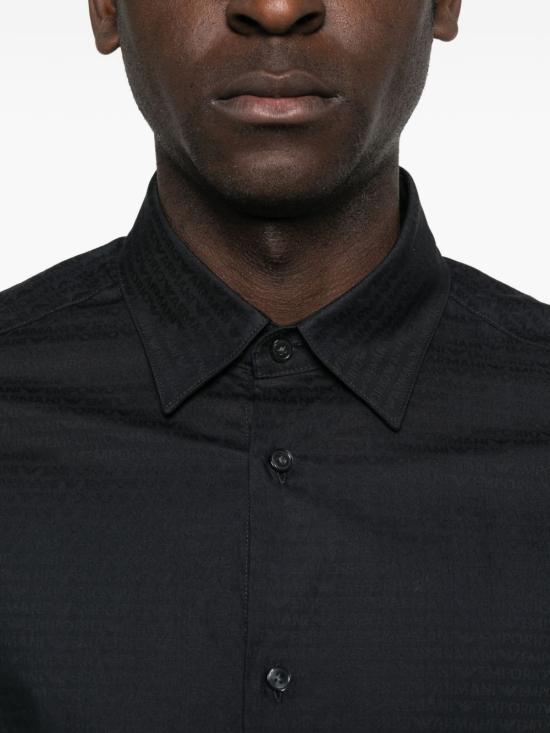 26SS 엠포리오 아르마니 긴팔 셔츠 EM001537AF18123FB319 BLUE - EMPORIO ARMANI