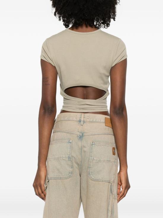 26SS 디젤 반팔 티셔츠 A211970EJAI5GD GREEN - DIESEL