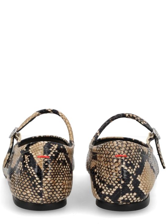 26SS 에이드 플랫 슈즈 A11FL0548006006126 HAZELNUT ANIMALIER - AEYDE