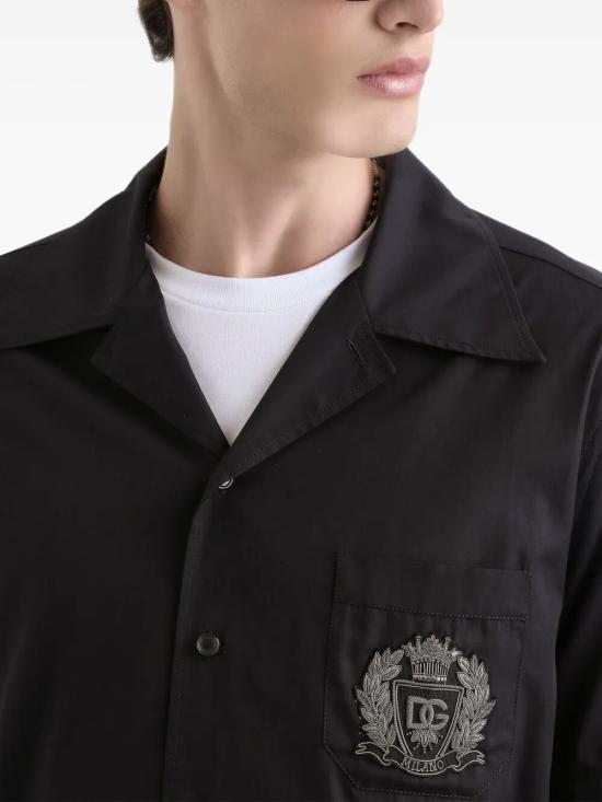 26SS 돌체앤가바나 긴팔 셔츠 G5JH9ZGK278N0000 BLACK - DOLCE & GABBANA