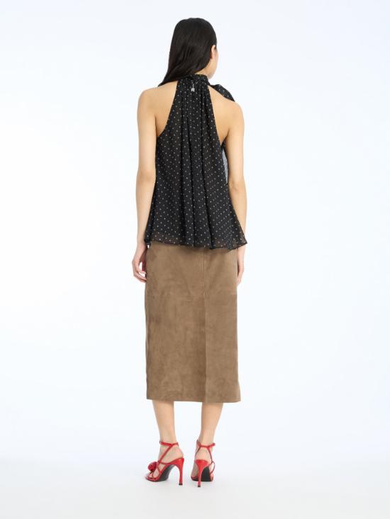 26SS 로테이트 바이 크리스텐슨 반팔 티셔츠 115238000 BLACK - ROTATE BY BIRGERCHRISTENSEN