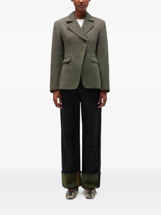 25FW 가니 수트 자켓 W0752809 GREEN - GANNI