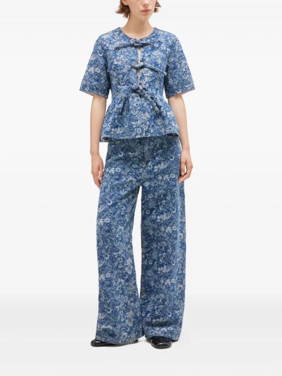 25FW 가니 셔츠 J1909566 BLUE - GANNI