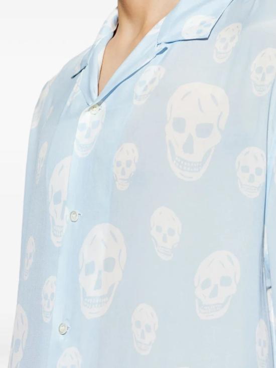 26SS 알렉산더 맥퀸 긴팔 셔츠 847304QRACU 4602 ICE BLUE - ALEXANDER MCQUEEN