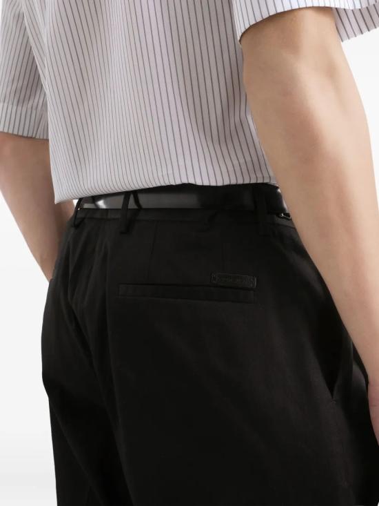 26SS 돌체앤가바나 스트레이트 팬츠 GP1B9TFUFJR N0000 BLACK - DOLCE & GABBANA