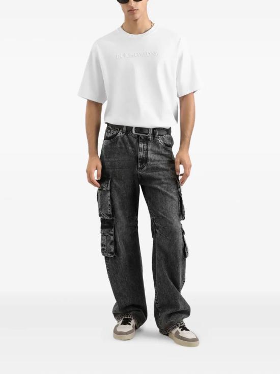 26SS 돌체앤가바나 반팔 티셔츠 G8PN9ZHU7H8 W0800 OPTICLWHT - DOLCE & GABBANA