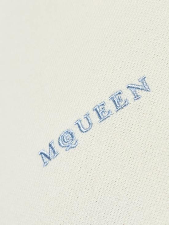 26SS 알렉산더 맥퀸 반팔 티셔츠 839229QXAAK 9311 GESSO - ALEXANDER MCQUEEN