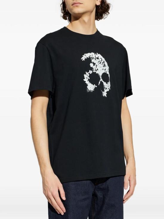 26SS 알렉산더 맥퀸 반팔 티셔츠 857145QTAEG 0520 BLACKWHITE - ALEXANDER MCQUEEN