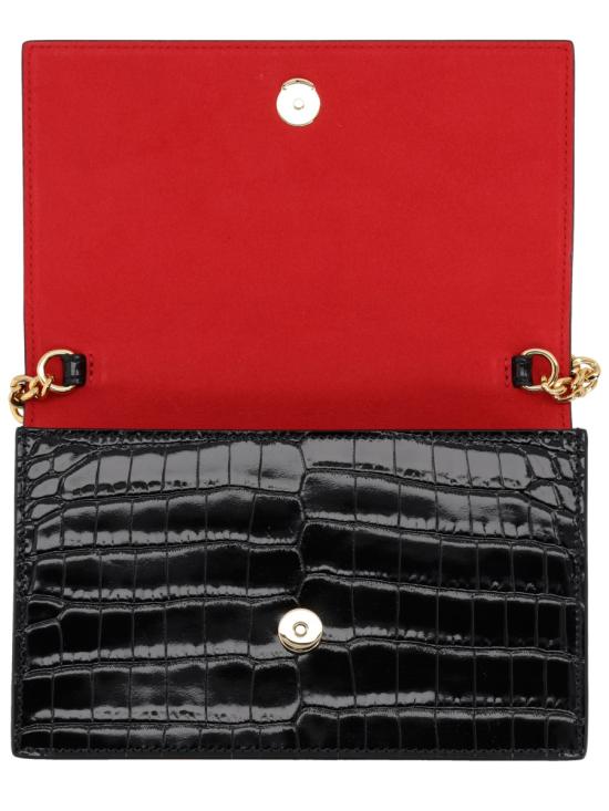 26SS 알렉산더 맥퀸 클러치/파우치 8552911HB0G 1001 BLACKGOLD - ALEXANDER MCQUEEN