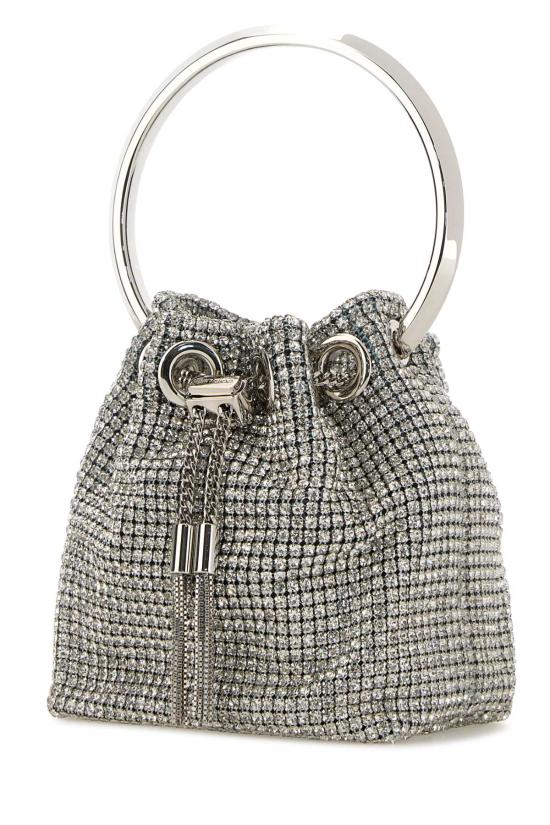 26SS 지미추 토트백 MICROBONBONBXW SILVER - JIMMY CHOO