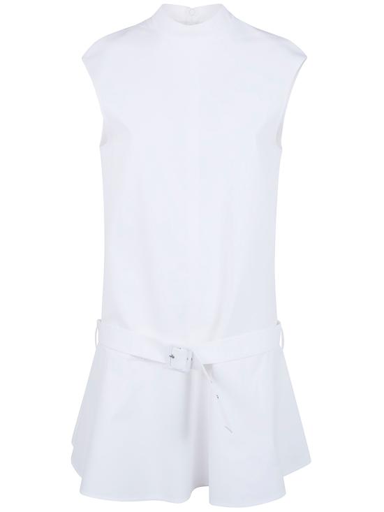 26SS 세미쿠튀르 미디 원피스 Y6SK32 WHITE