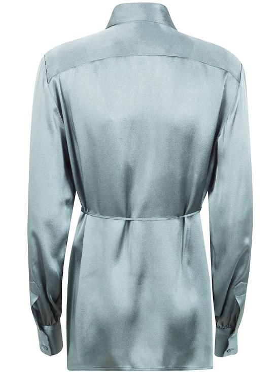 26SS 세미쿠튀르 셔츠 Y6SM13 GREEN - SEMI-COUTURE