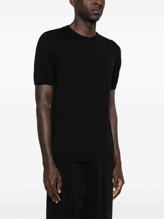 26SS 라르디니 반팔 티셔츠 PALMMC80 PA66031999 Black - LARDINI