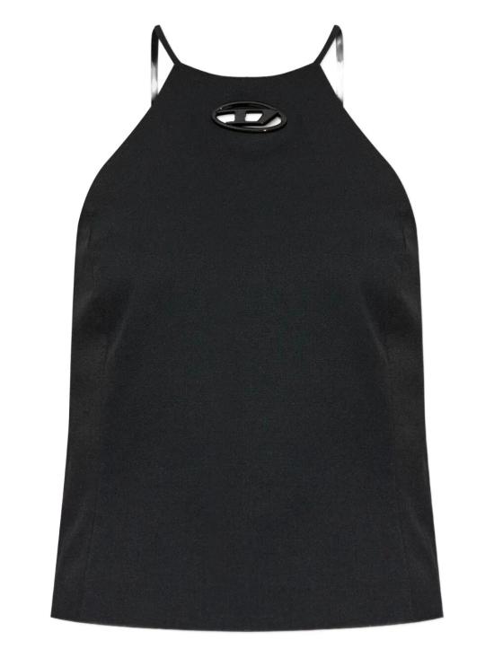 26SS 디젤 반팔 티셔츠 A200940PHAL 9XX BLACK