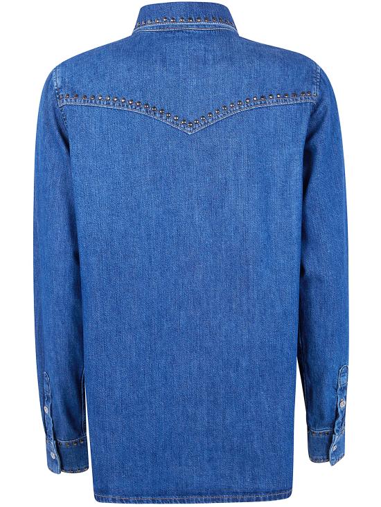 26SS 세븐포올맨카인드 셔츠 7U84TC21 U721C BLUE - 7 FOR ALL MANKIND