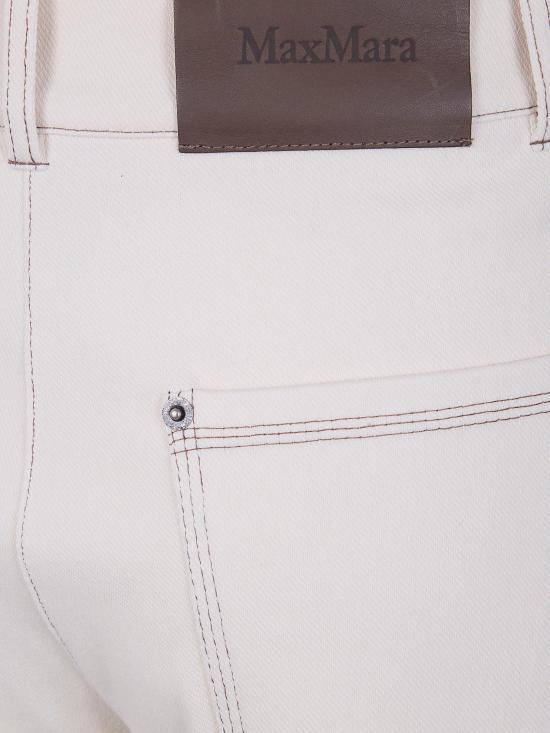 26SS 막스마라 스트레이트 팬츠 2611781088600 001 WHITE - MAX MARA