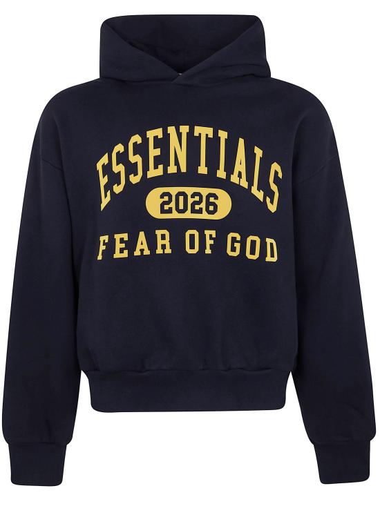 25FW 피어오브갓 후드 티셔츠 192HO256861F VINTAGE BLACK - FEAR OF GOD
