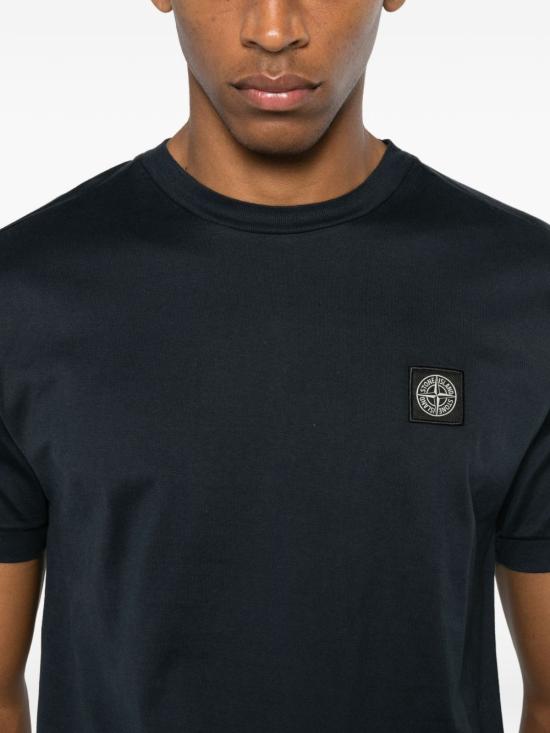 26SS 스톤 아일랜드 60/2 코튼 저지 슬림핏 티셔츠 L1S152100027S0013 V0020 BLUE - STONE ISLAND